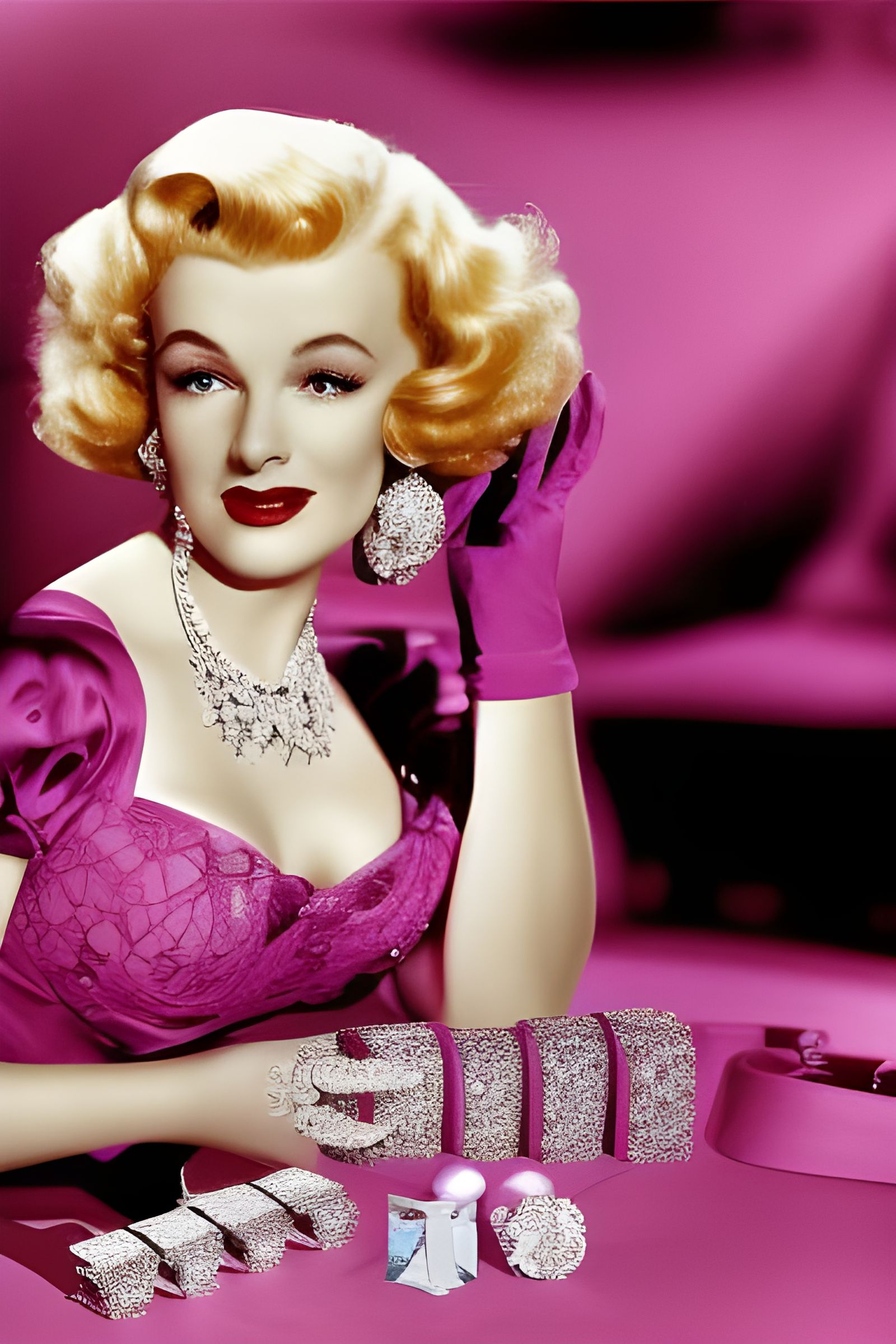 Diamonds Are a Girl's Best Friend: Hyperdetailed Scene