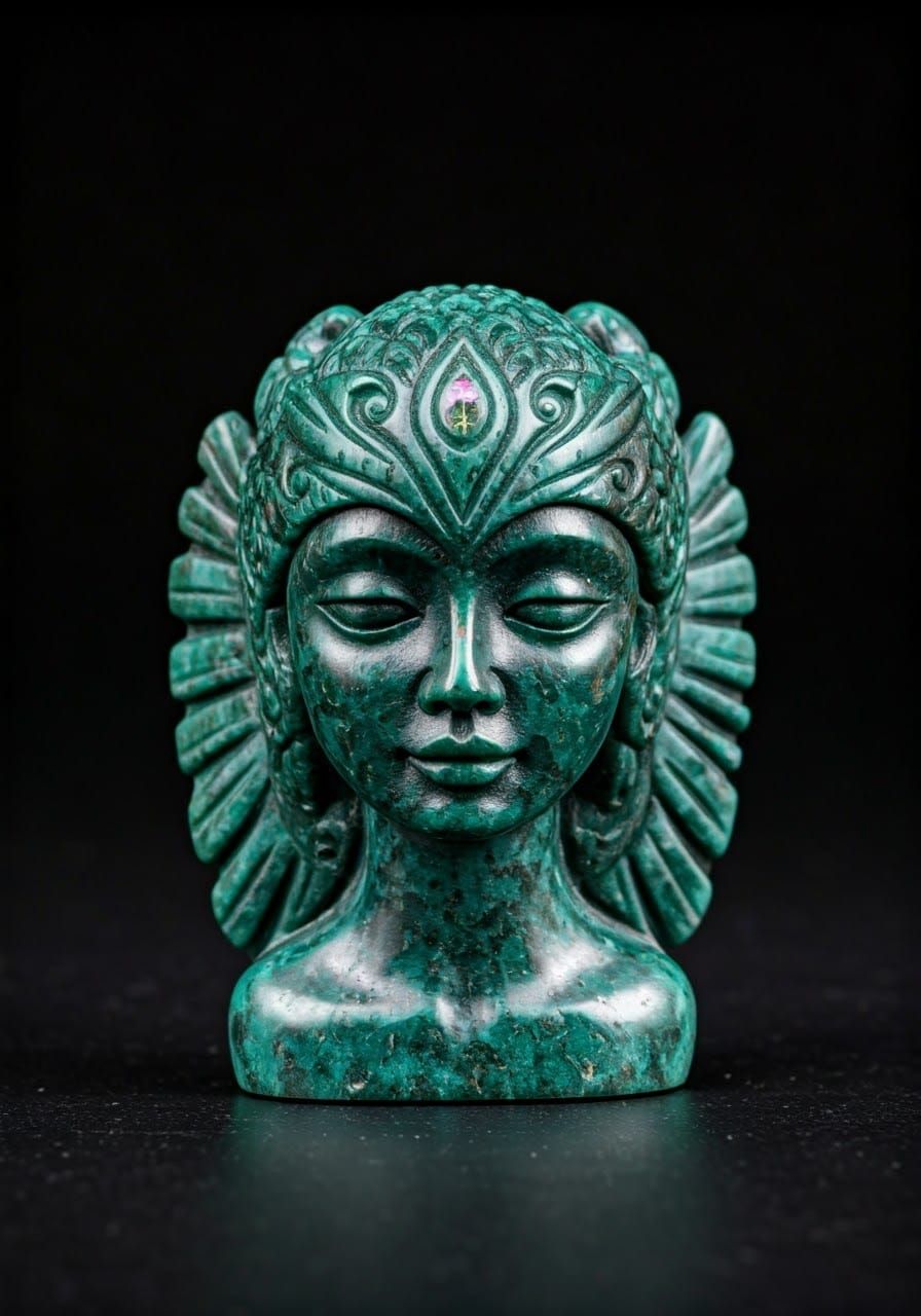 Crystalline Flying Creature with Spectral Inclusions