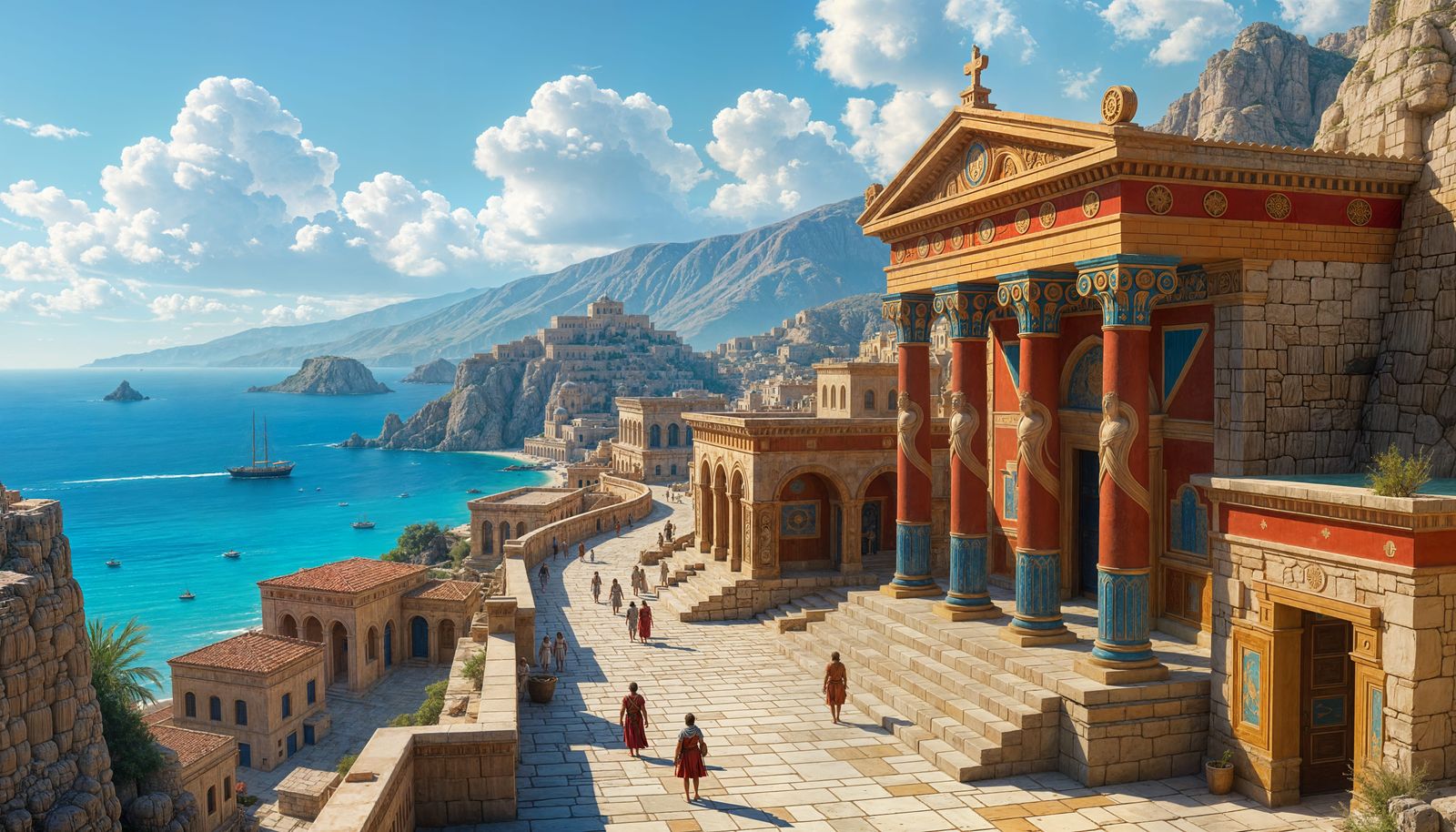 Minoan Crete: Elaborate Palaces on a Bustling Island