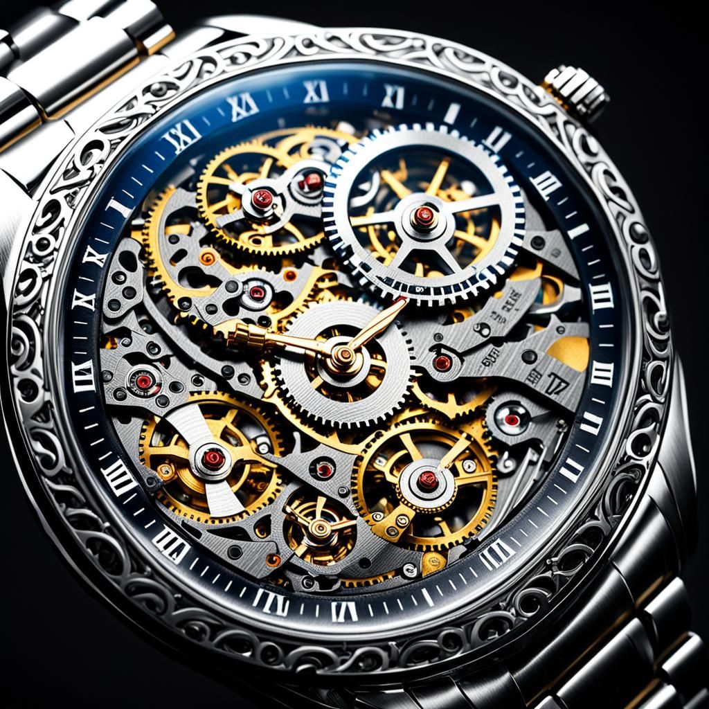 Terrified Mechanical Watch Running Out of Time