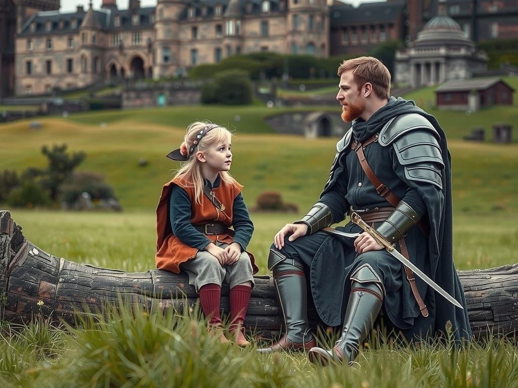 Meeting William Wallace near Edinburgh around 1298