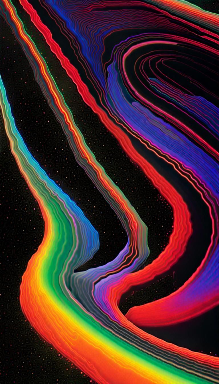 Hawking Radiation from Black Holes in Neon Colors