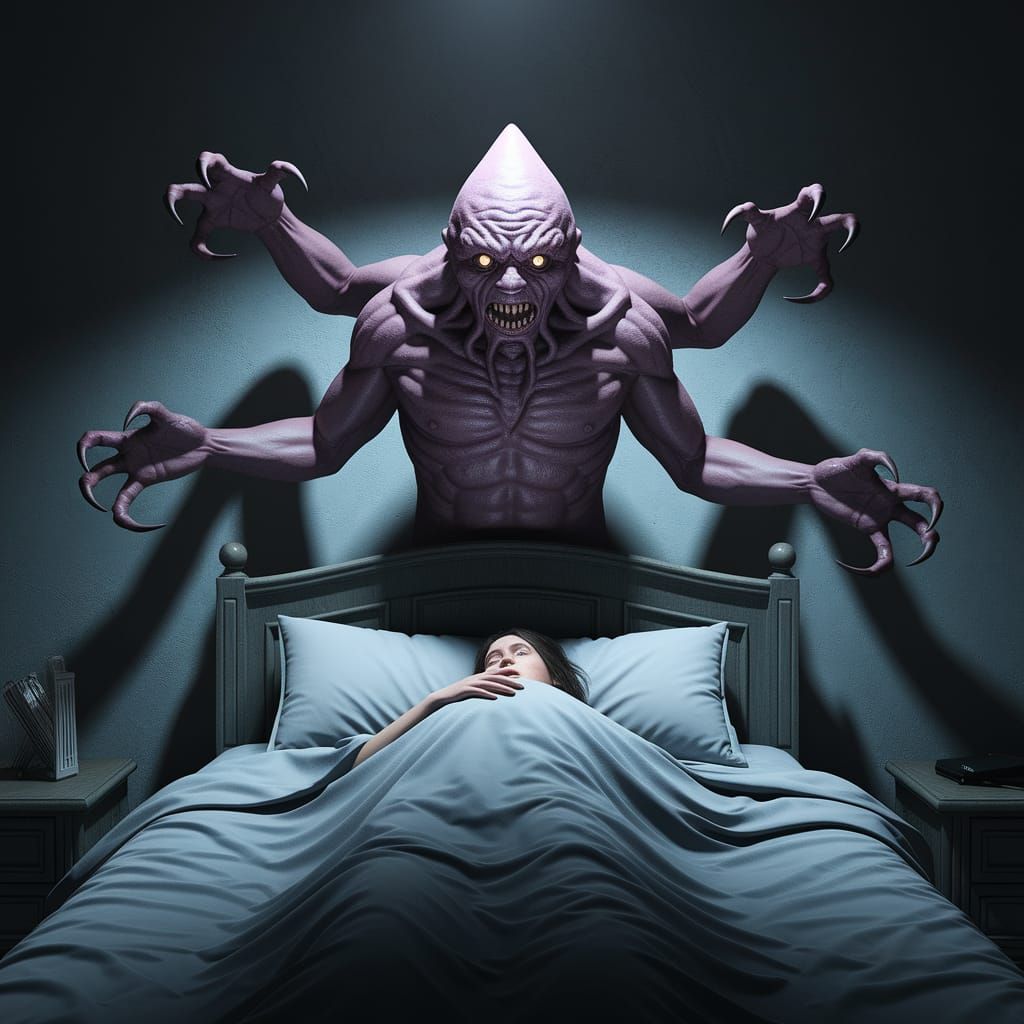 Ethereal Horror Unveiled in Darkened Slumber