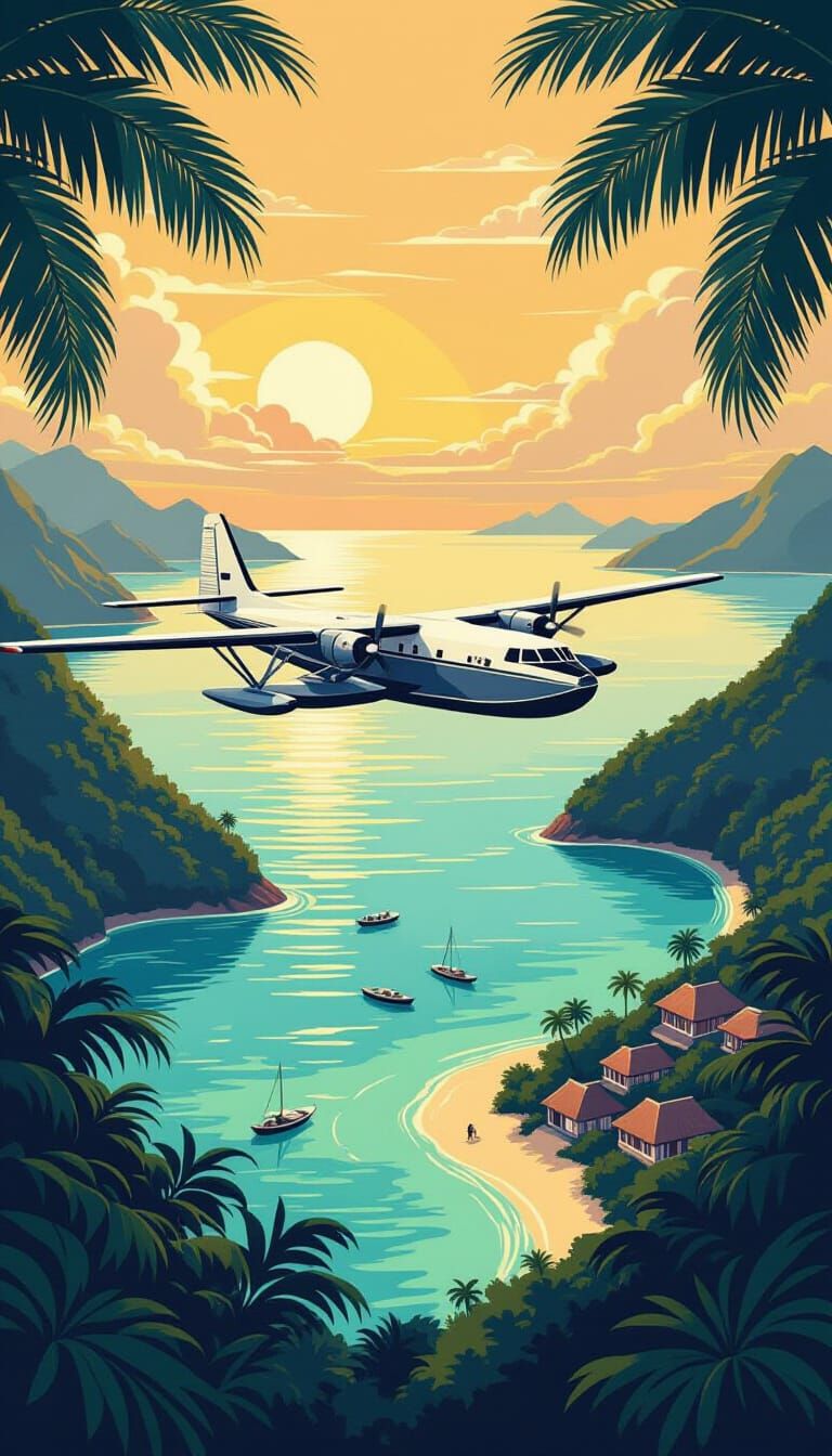 Winging off to a Pacific paradise