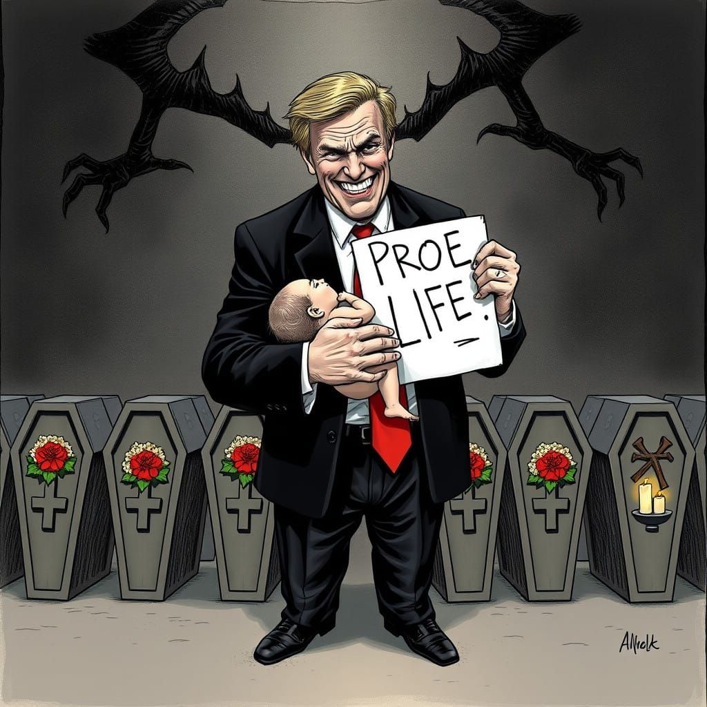 Republican Politician's Hypocrisy Exposed in Dark Fantasy Ca...