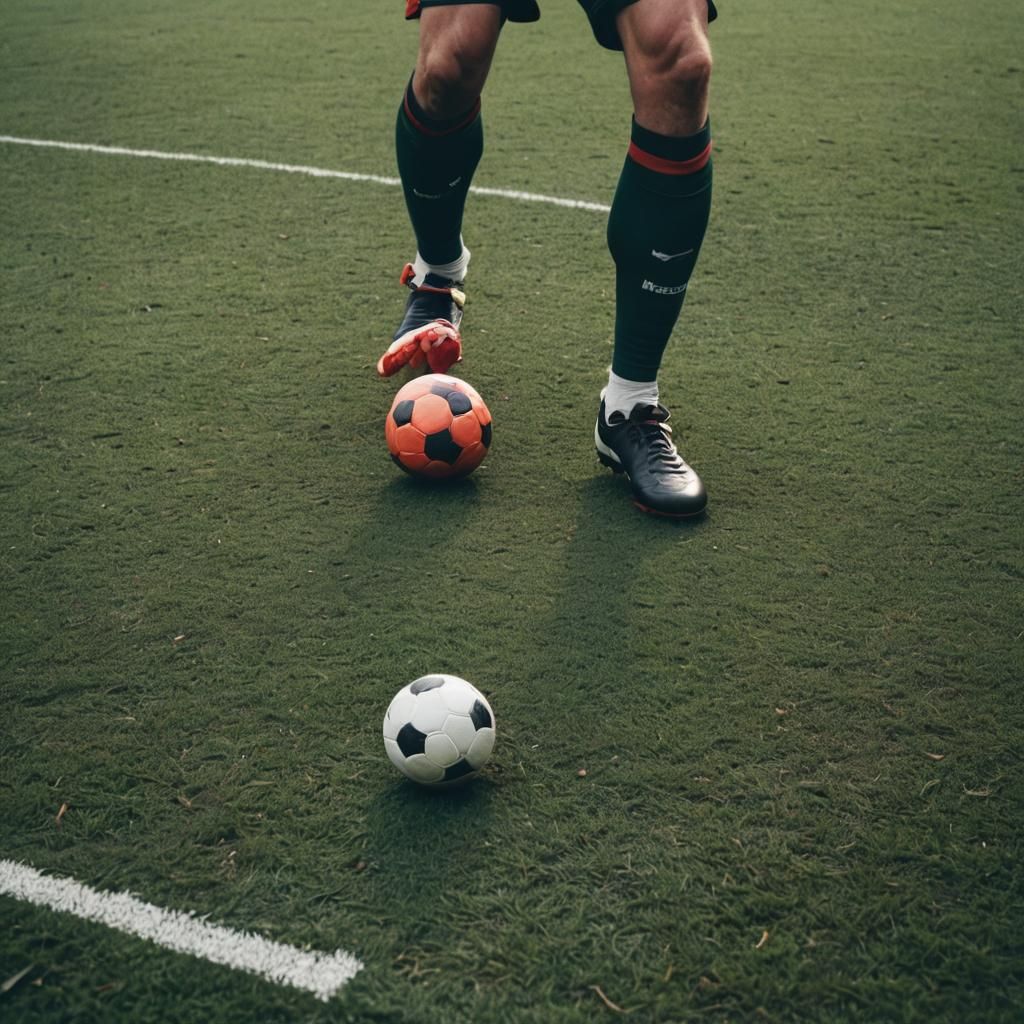 Dramatic Soccer Game Film Still