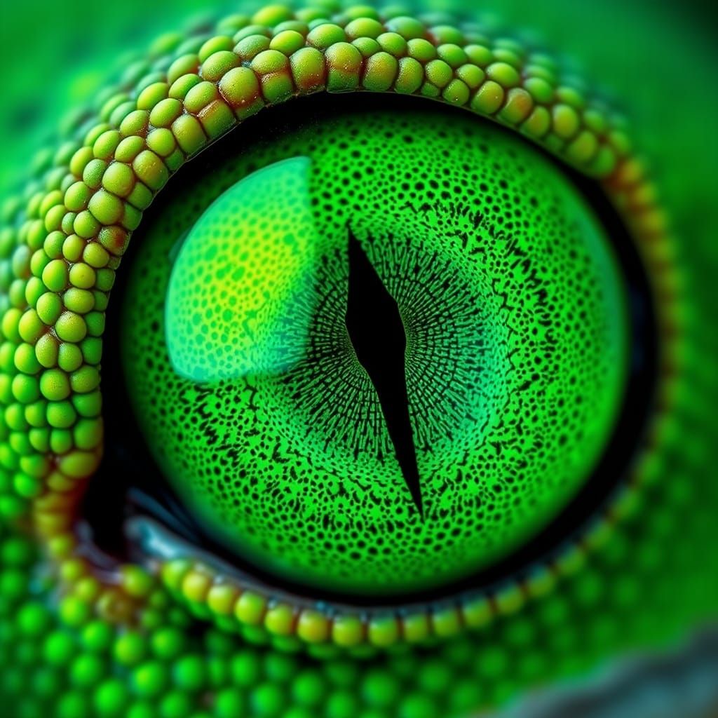 Emerald Eye Macro Photography