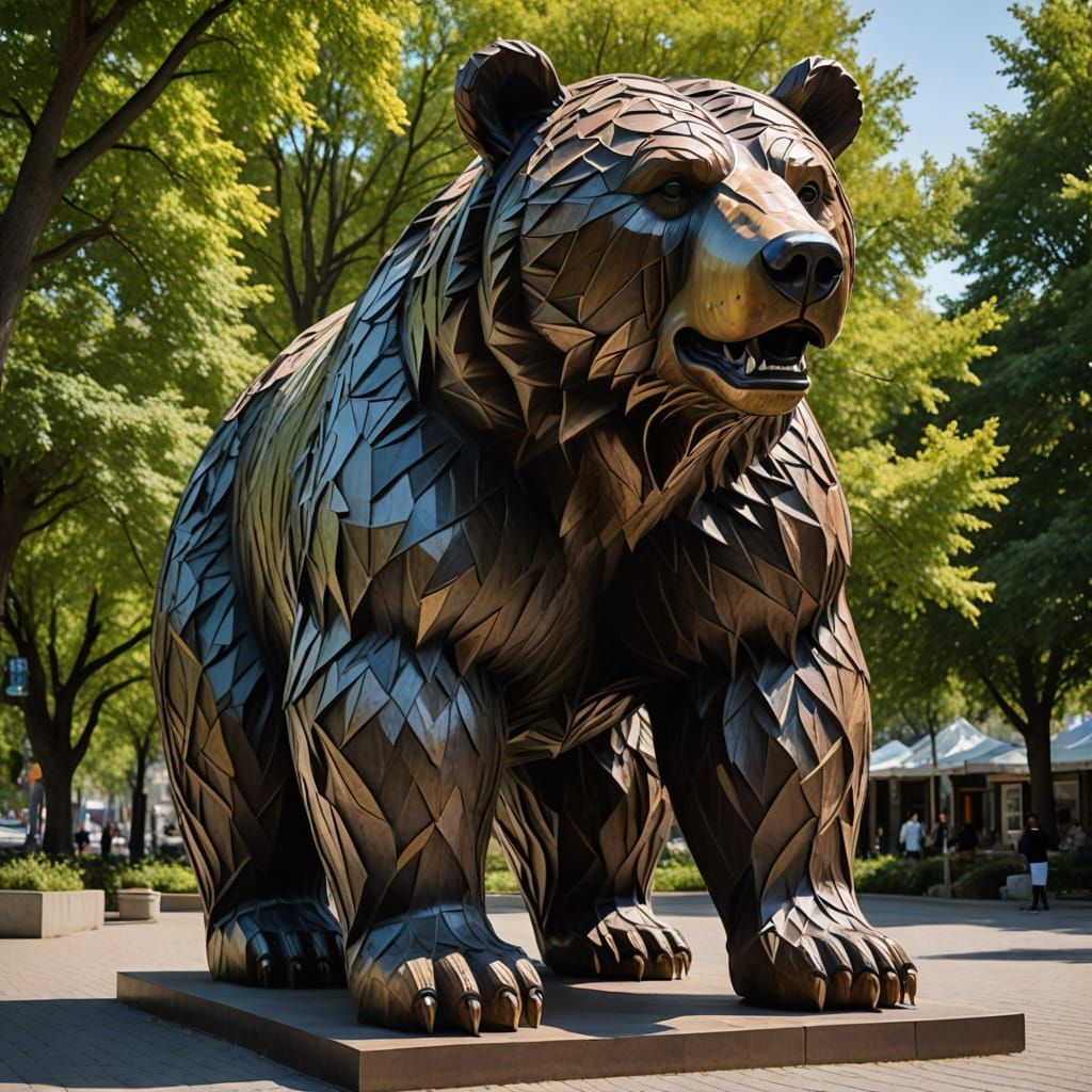 Gigantic Bear Sculpture
