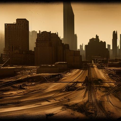 Post-Apocalyptic Scene Set in 1921