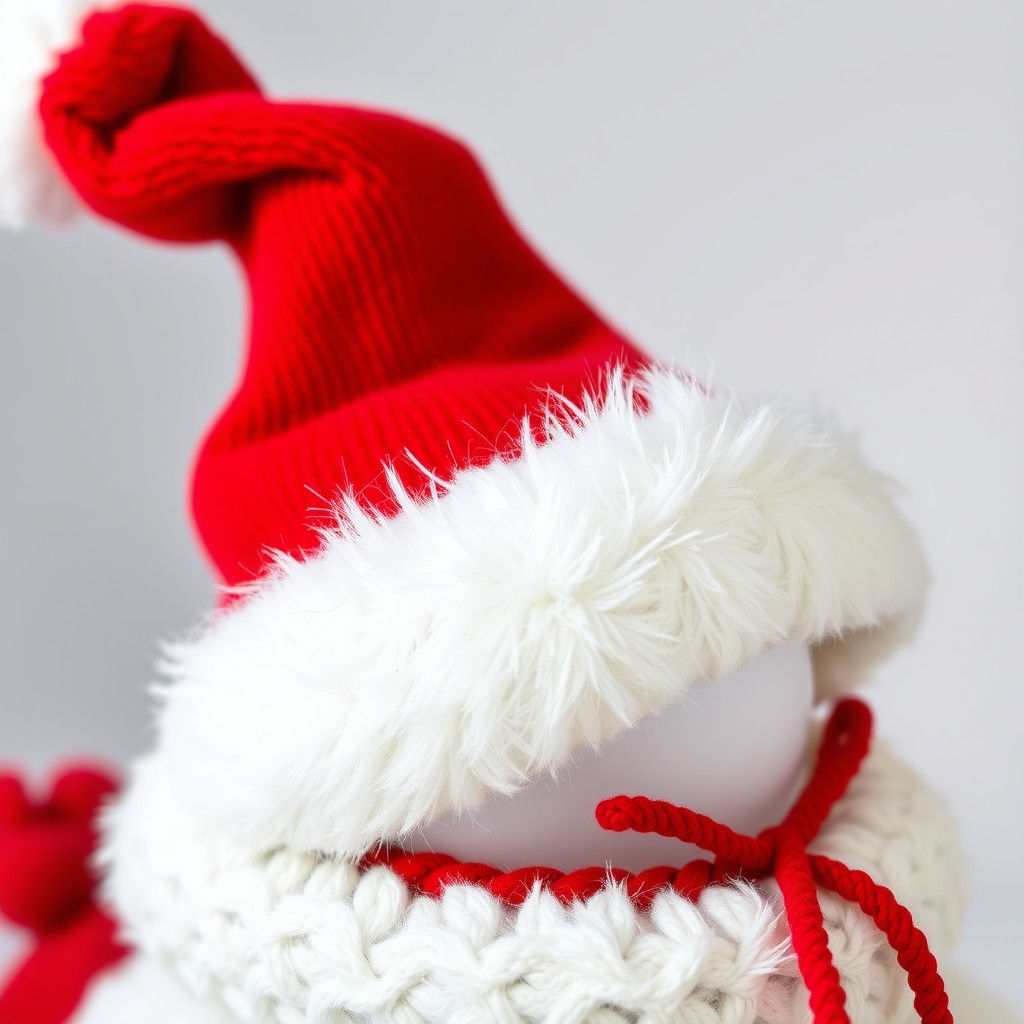 Festive Christmas Santa Beanie Hat