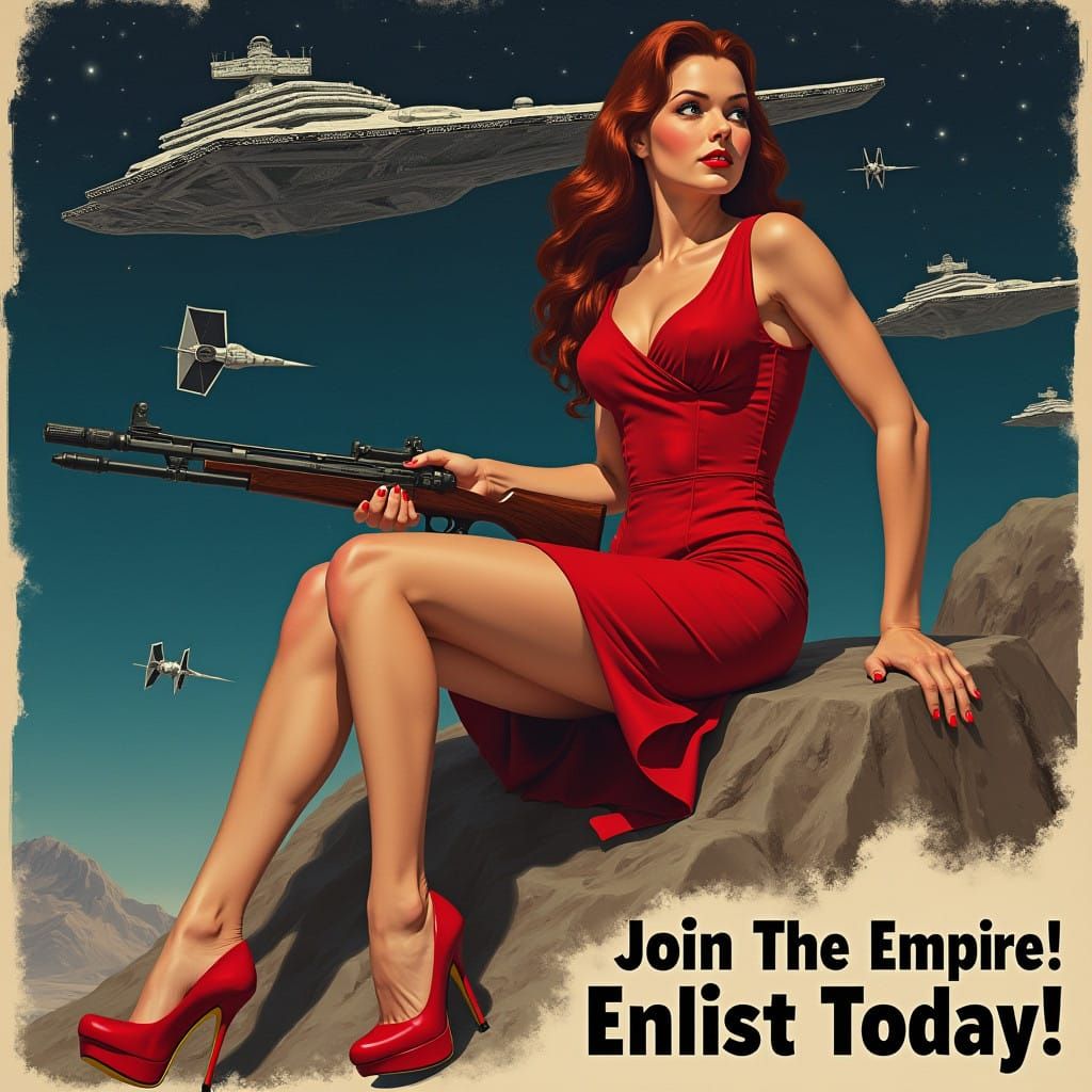 Femme Fatale Leads the Galactic Empire