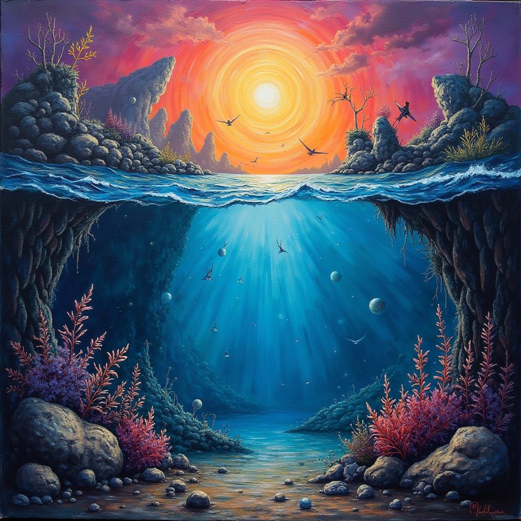 Vibrant Underwater Realm with Hidden Secrets