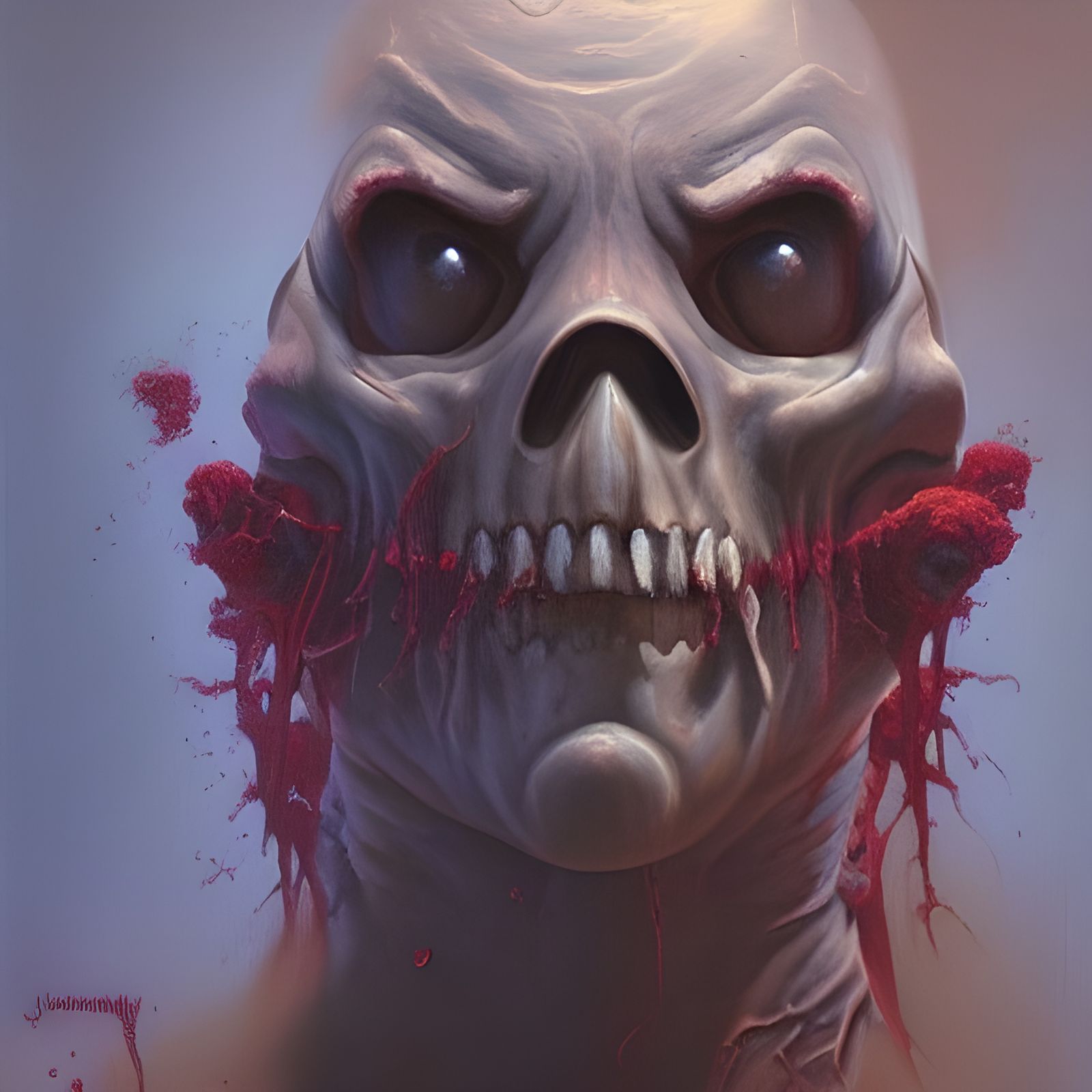 Ghoul in Oil Painting Style
