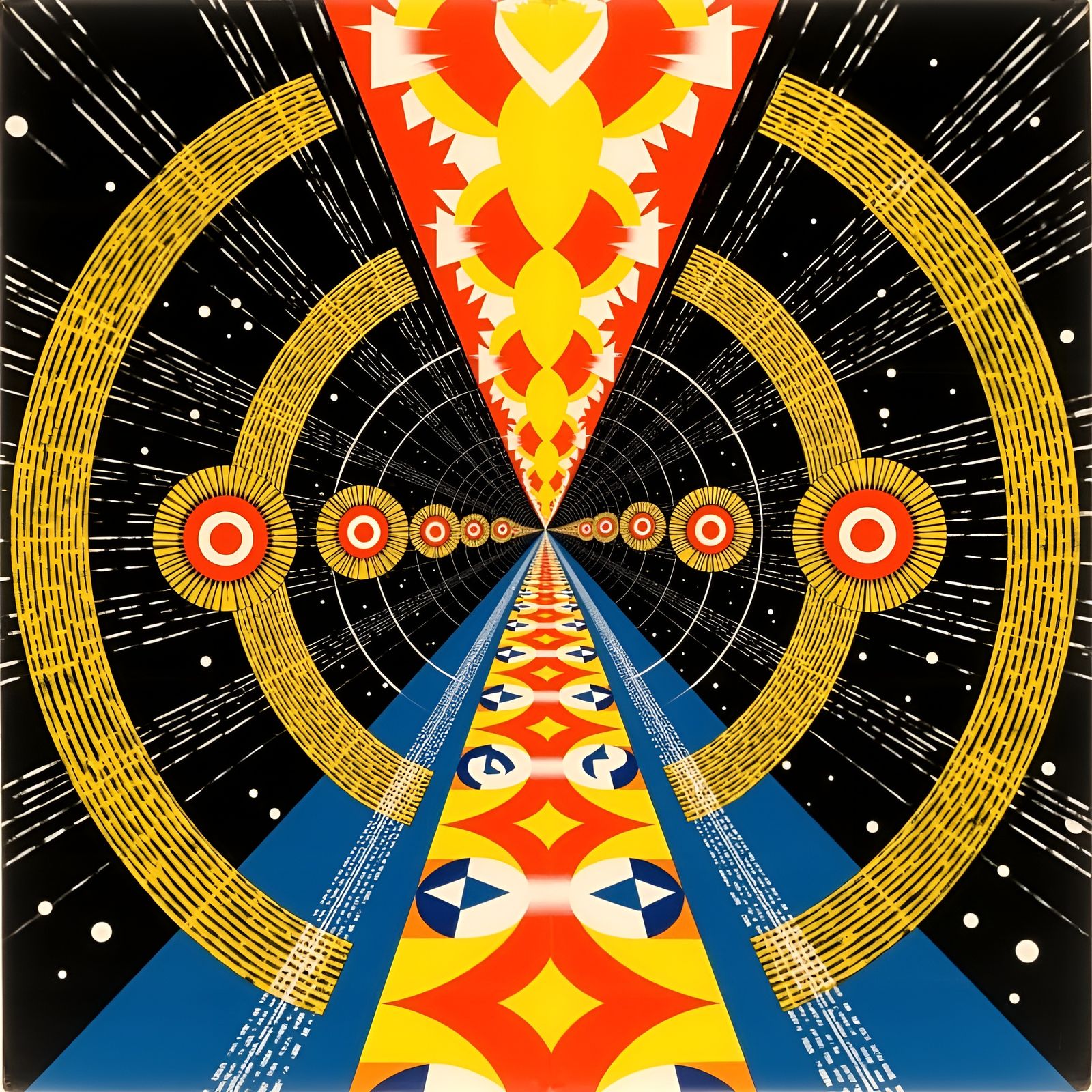 Abstract Futuristic Patterns Evolve