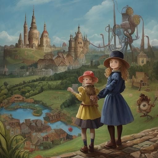 Hansel and Gretel in Chocolate Factory: Surreal Adventure