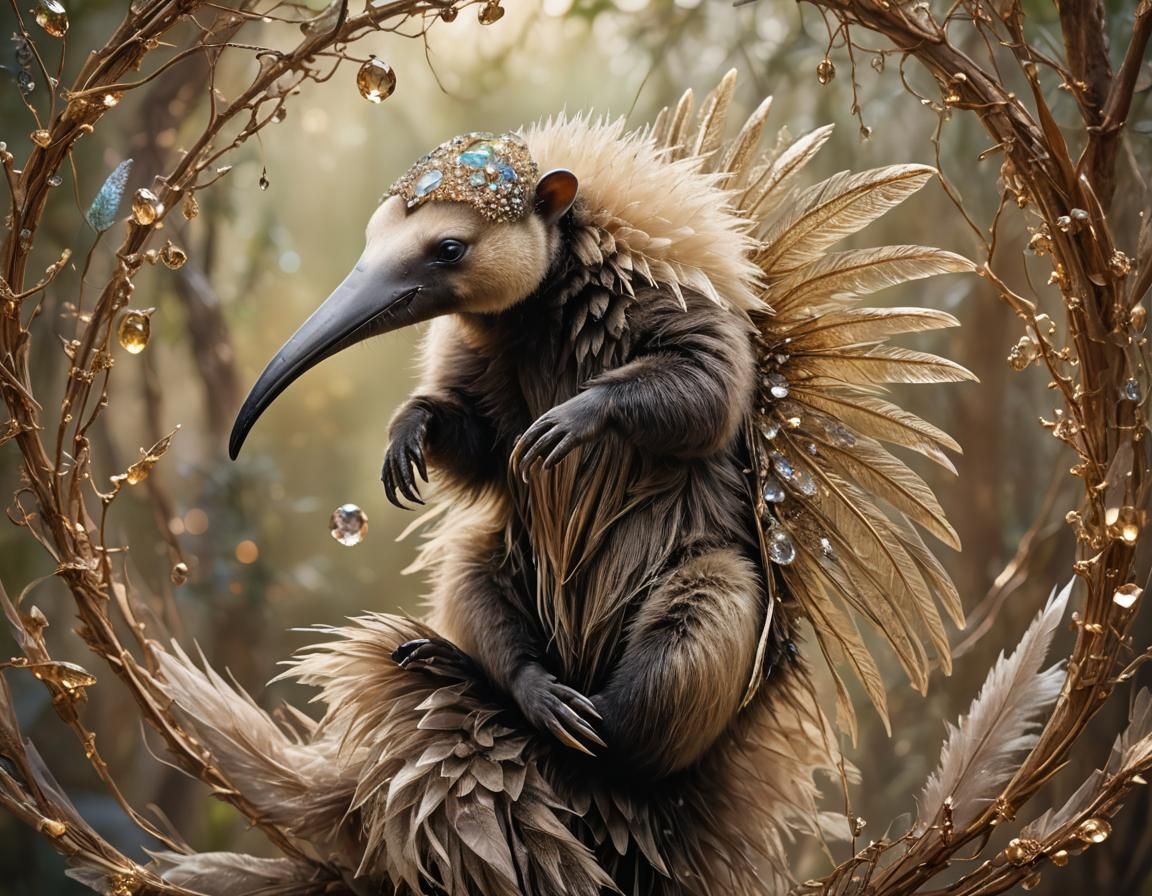 Anteater Fairy Miniature Macro Photograph