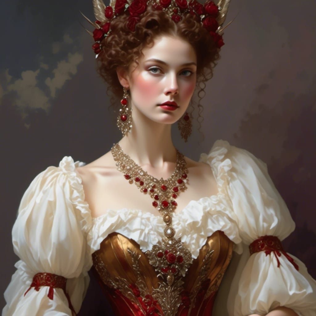 Britomart, Fairy Queen in Fantasy Armor