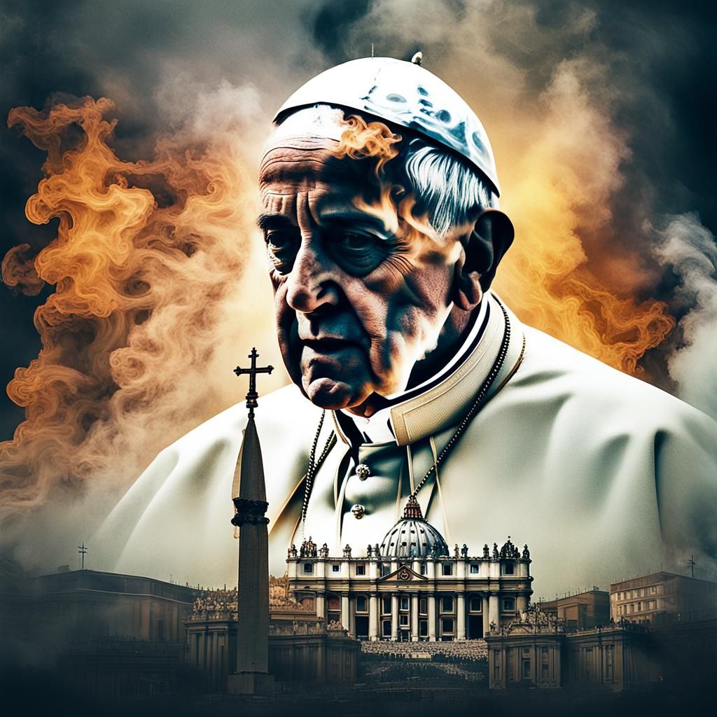 Pope's Image Emerges from Vatican Smoke