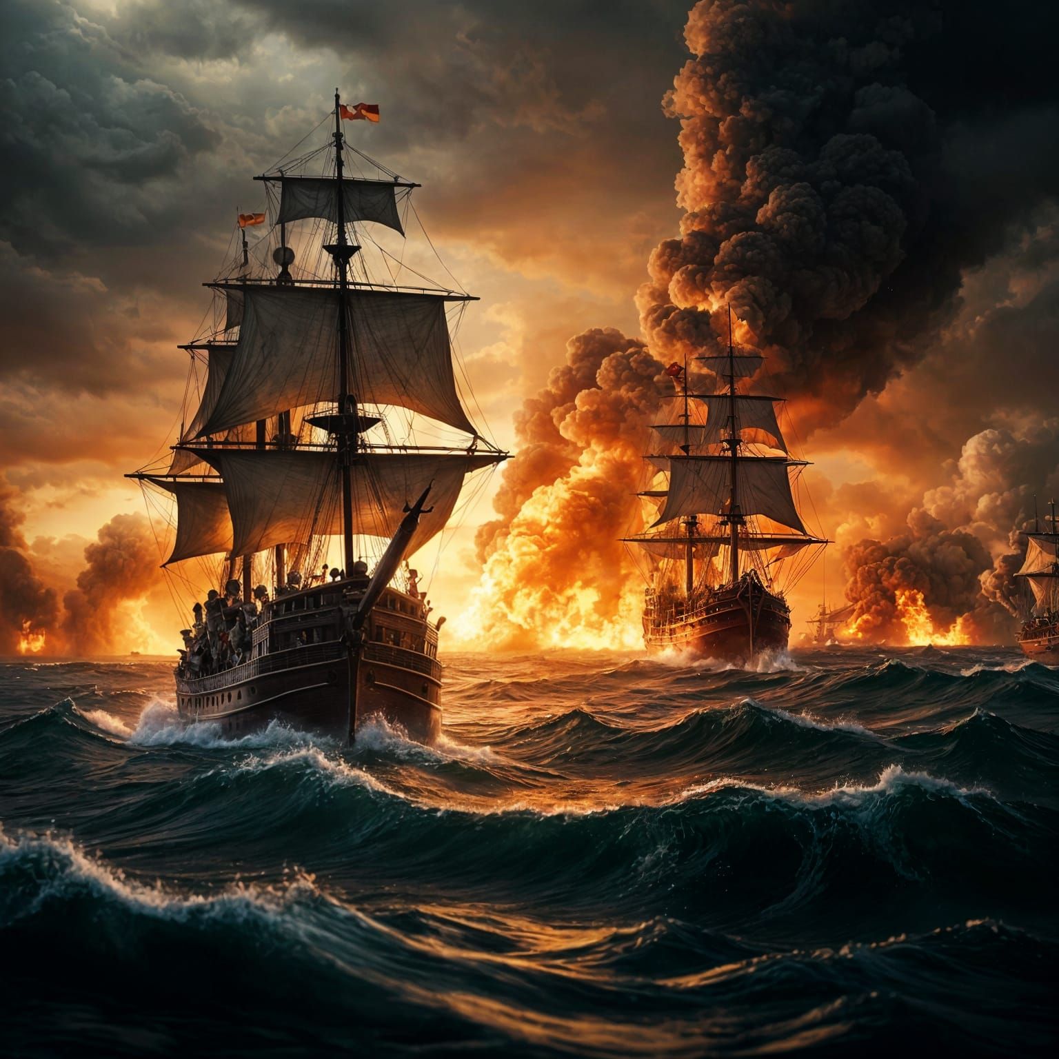 Epic Naval Battle in the Malacca Strait