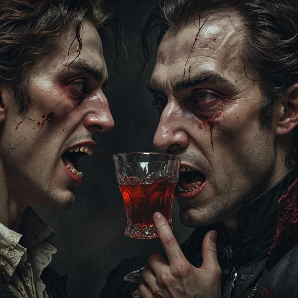 Vampire Attack in Pixel Art Style