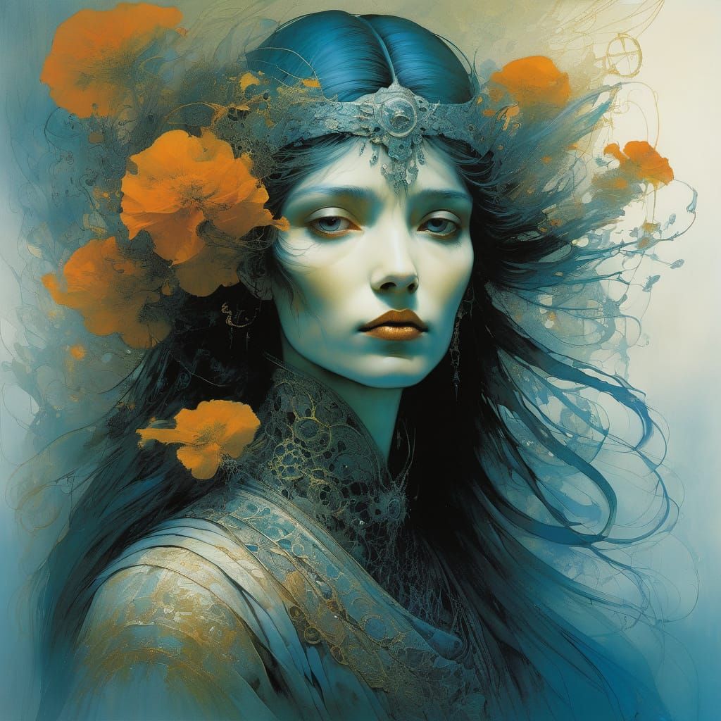 Surreal Dreamscape in the Style of Master Illustrators