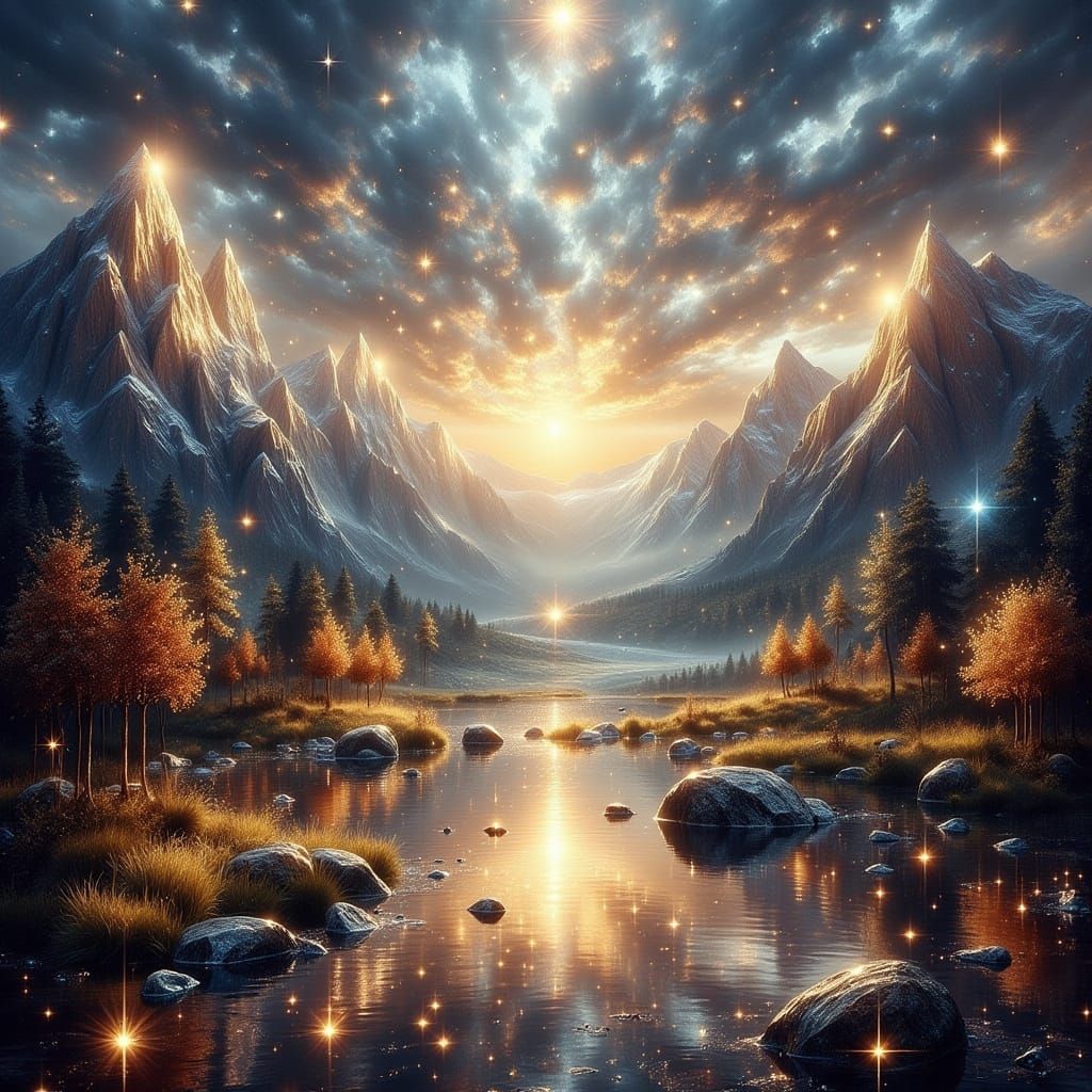 New World Transformation: Color Symphony Over Lofty Mountain...