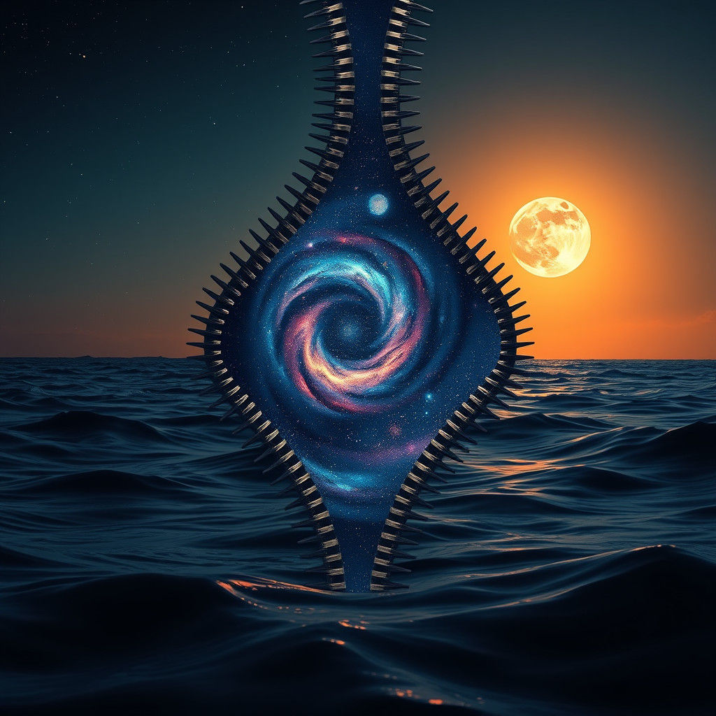 Zipper Opens Day to Reveal Cosmic Universe