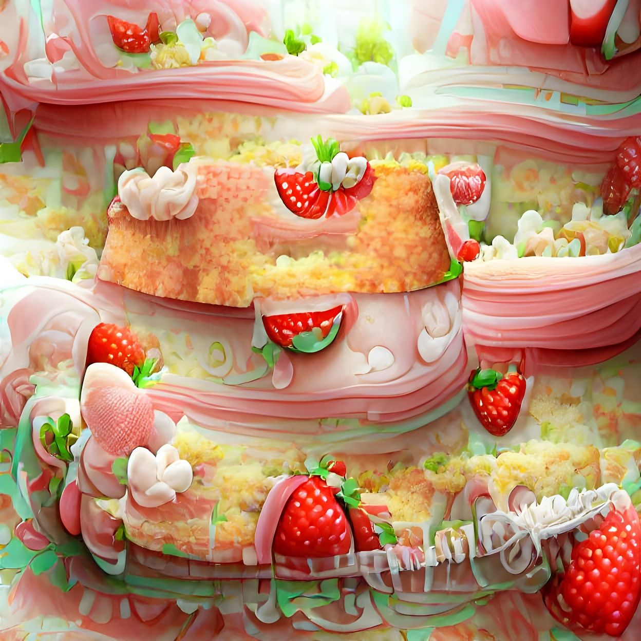 Strawberry Shortcake: Maximalist 3D Cake Art