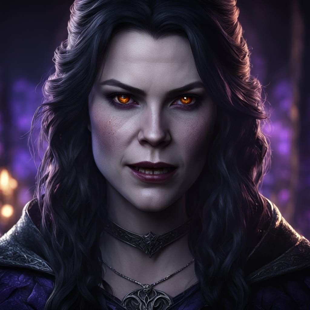 Lauren Graham as Vampire in Mystical Fantasy Art