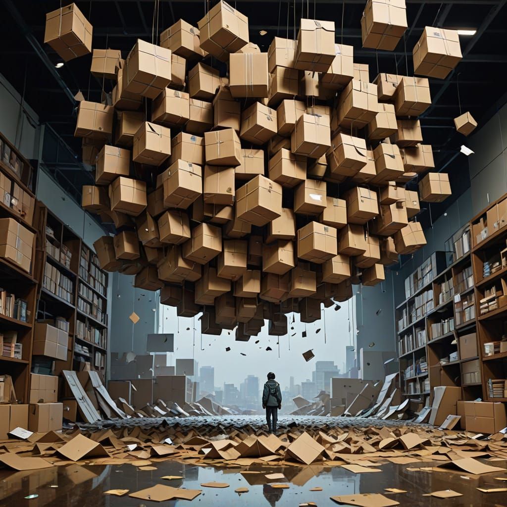 Environmental Devastation in a Cloud of Corrugated Boxes