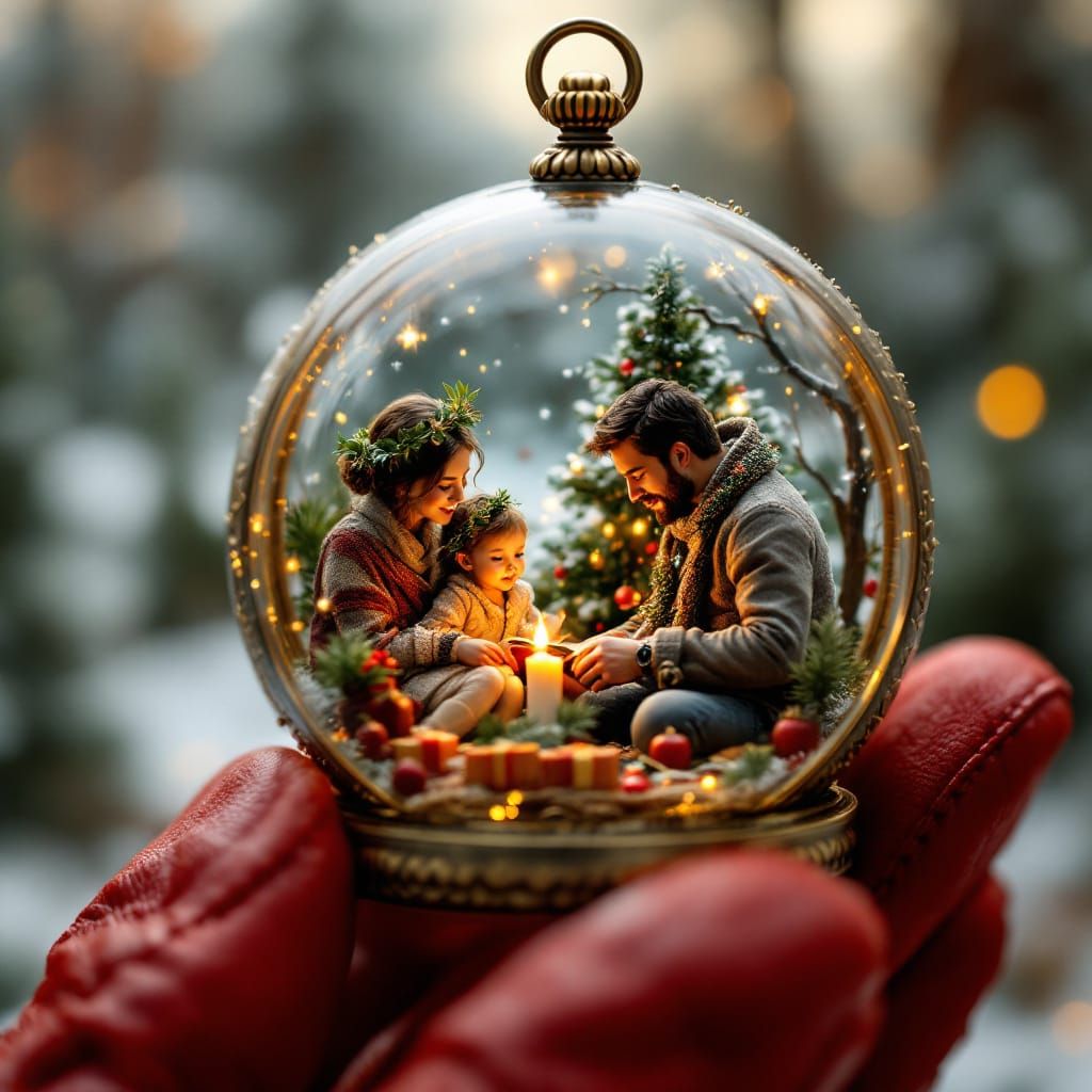 Santa's magic fob-watch