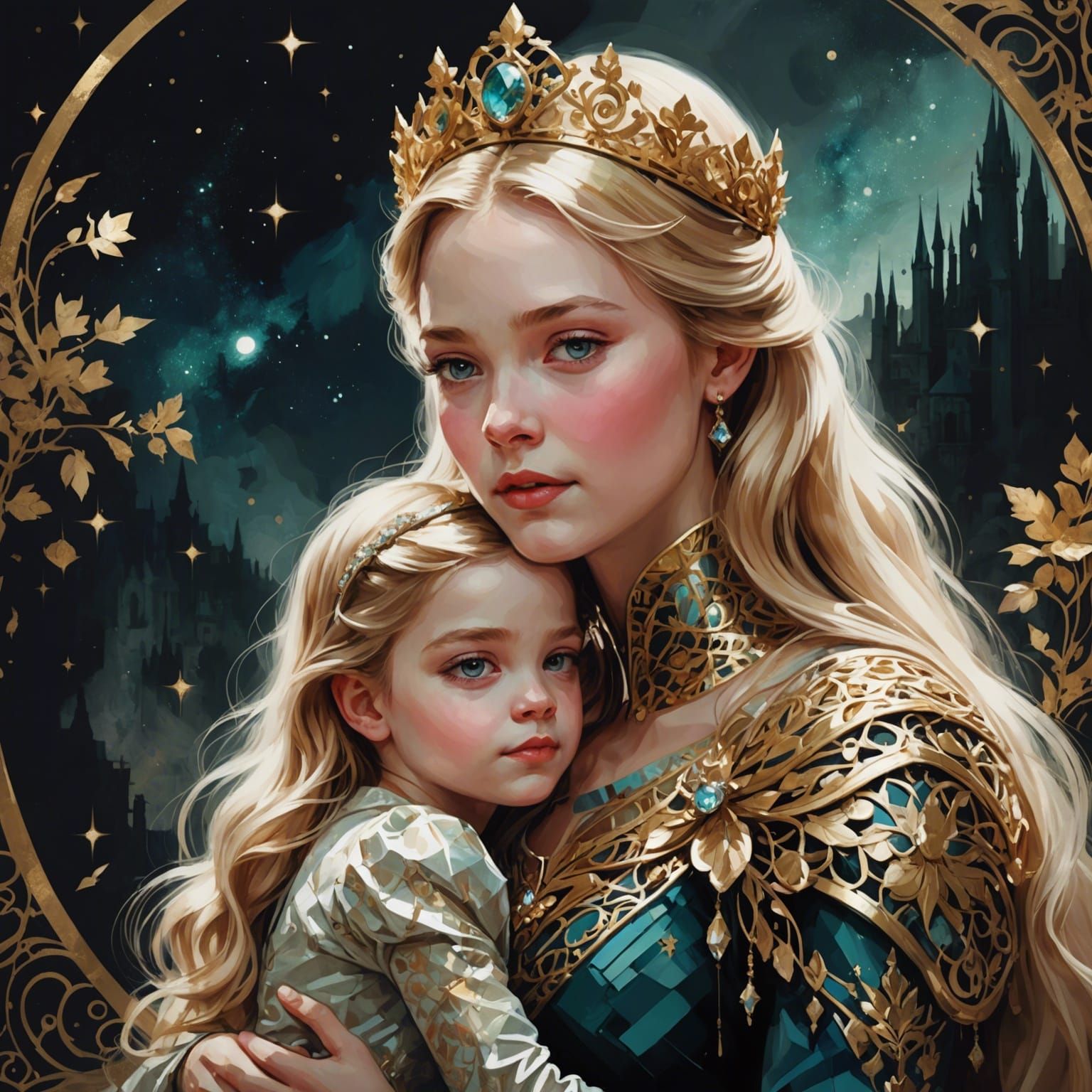 Every mother is a Queen and every daughter is a Princess.