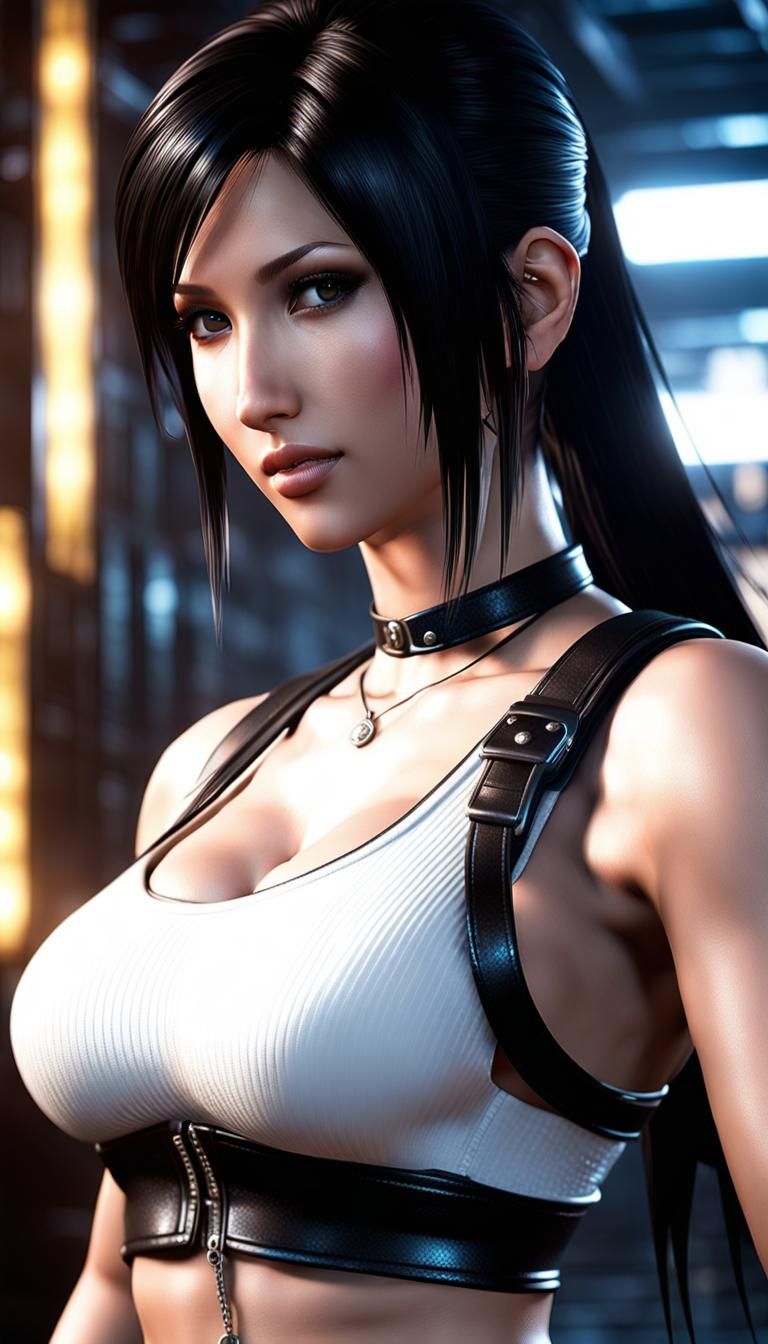 Rare Tifa Trading Card from Final Fantasy Remake