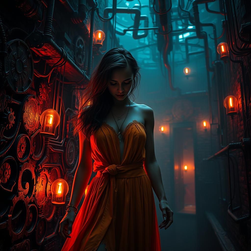 Labyrinth of Biomechanical Horror in 8K Ultra-HD