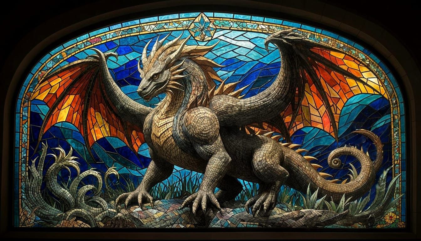Dragon Mosaic