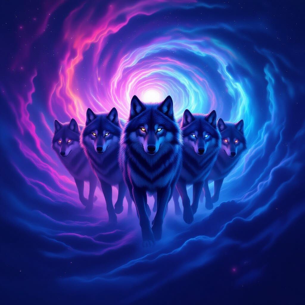 Spectral Wolf Pack in Cosmic Nebula