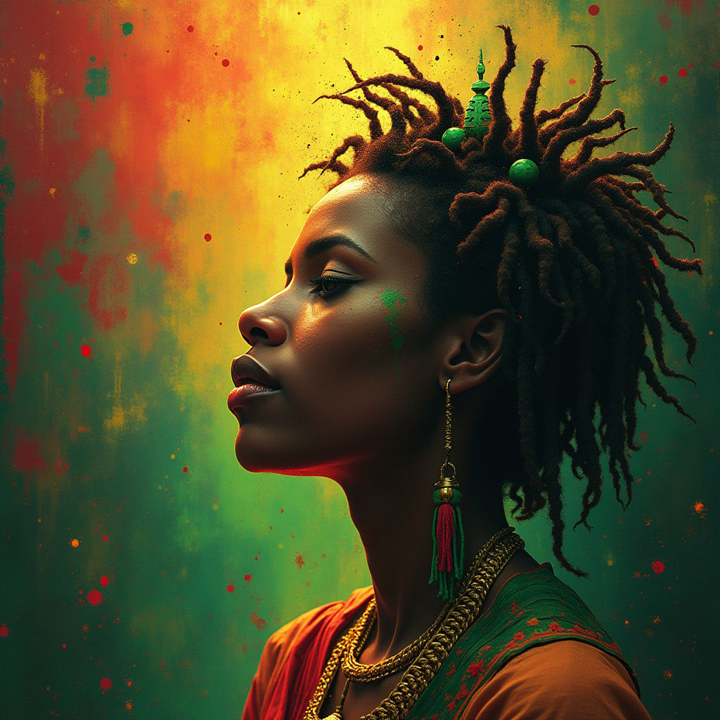 Detailed Matte Painting of Rasta Concept Art