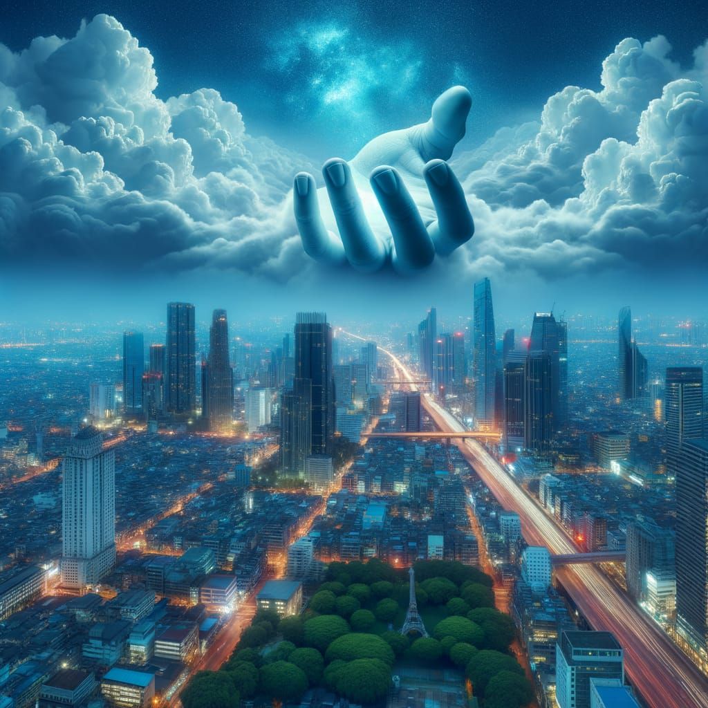 Divine Intervention in a Bustling Metropolis