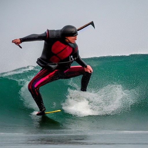 Samurai Surfer Slaying Vampire