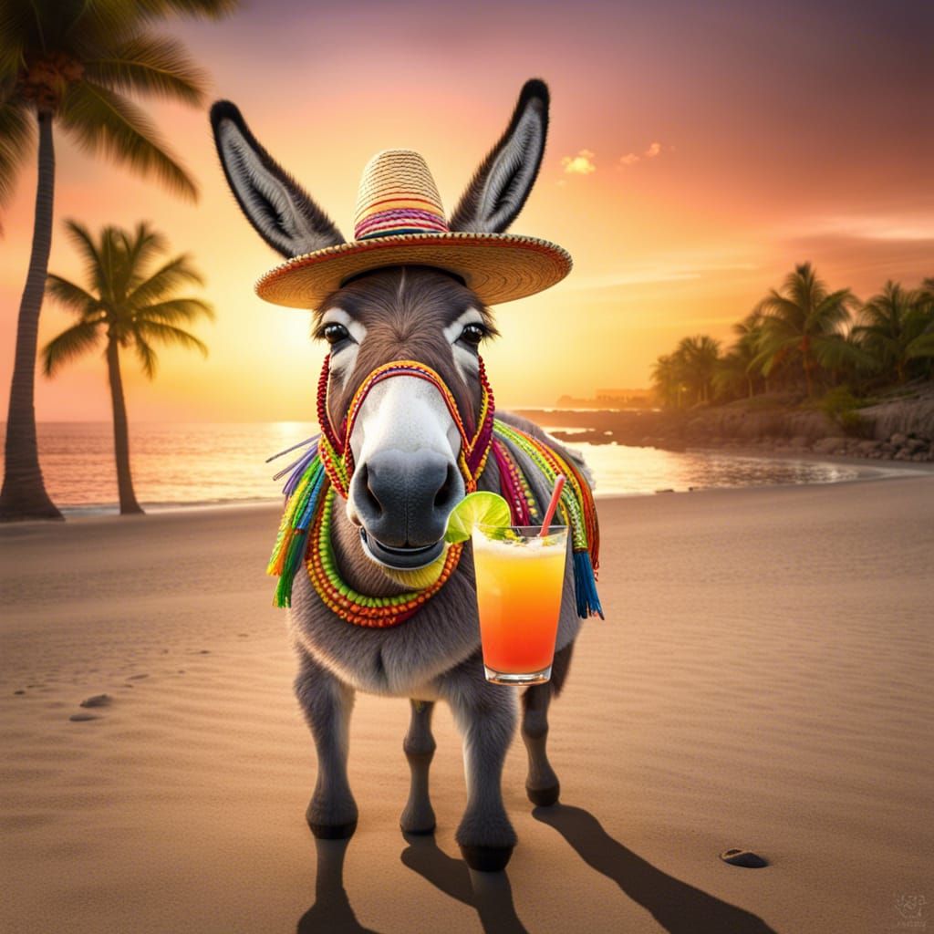 Donkey Hols (with levitating cocktail)