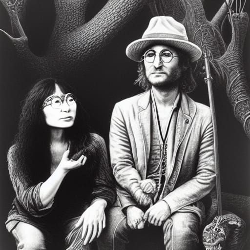 Lennon & Ono in NYC: A Surrealist Portrait