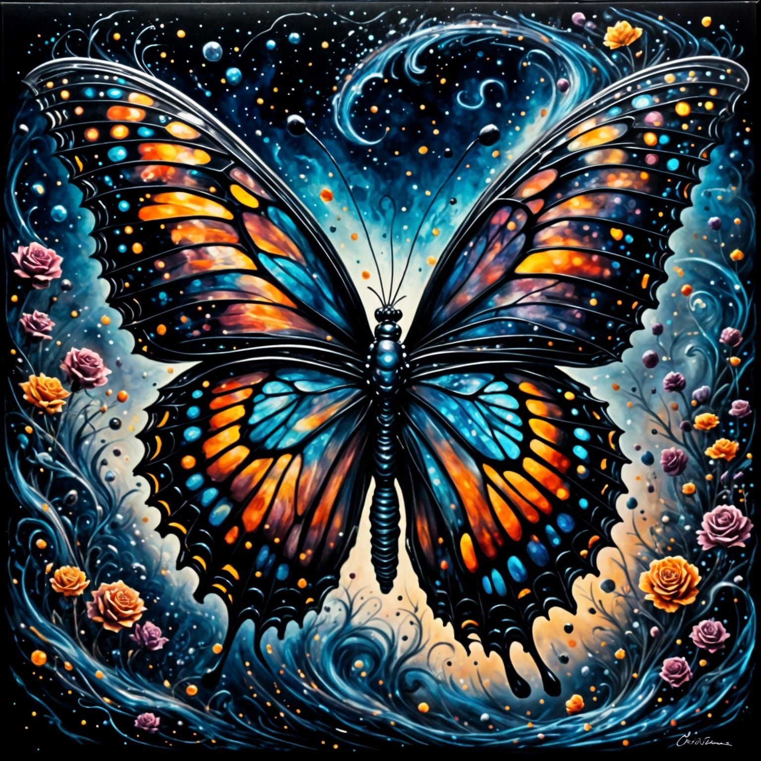 Stained Glass Butterfly