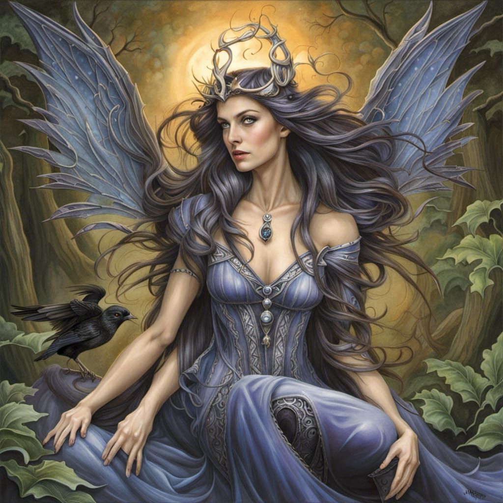 Fantasy Art Inspired by Romantic and Gothic Styles