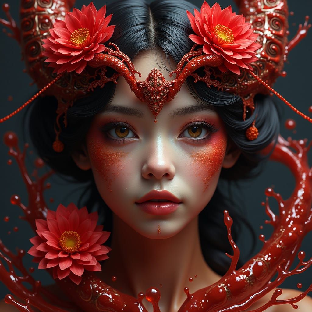 Ethereal Liquid Luminous Scorpio Goddess