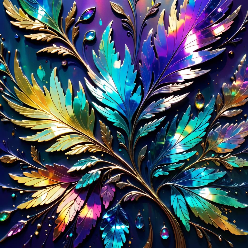 Iridescent Hues and Magical Atmosphere