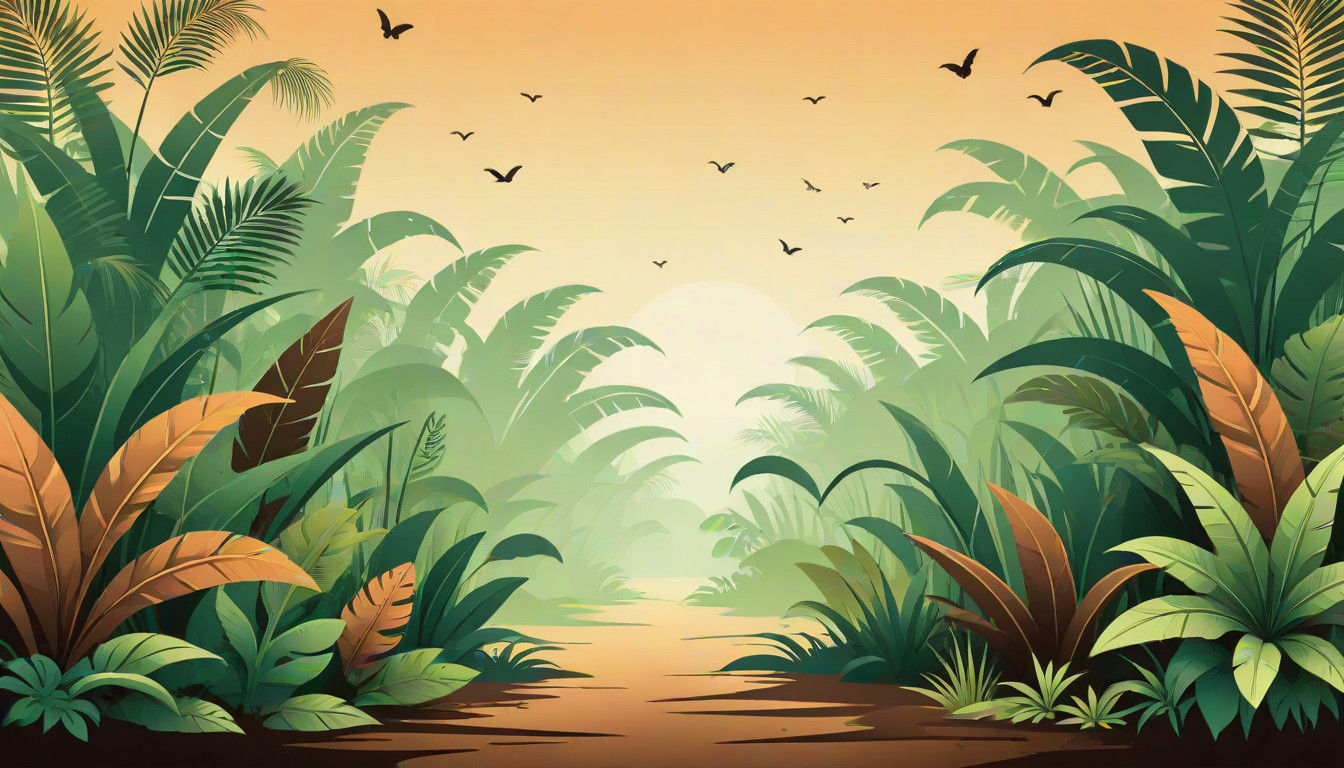 Surreal Jungle Landscapes in Earthy Tones