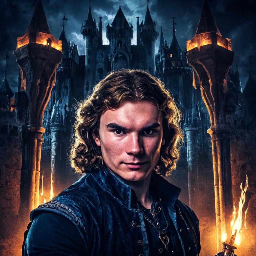 Richter Belmont in Gothic Digital Painting