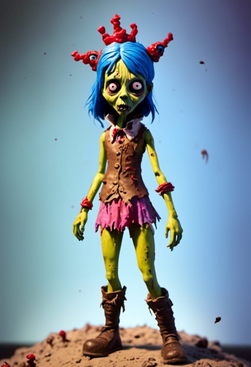 <lora:Zombie:1.0> add zombies in the background surrounding ...