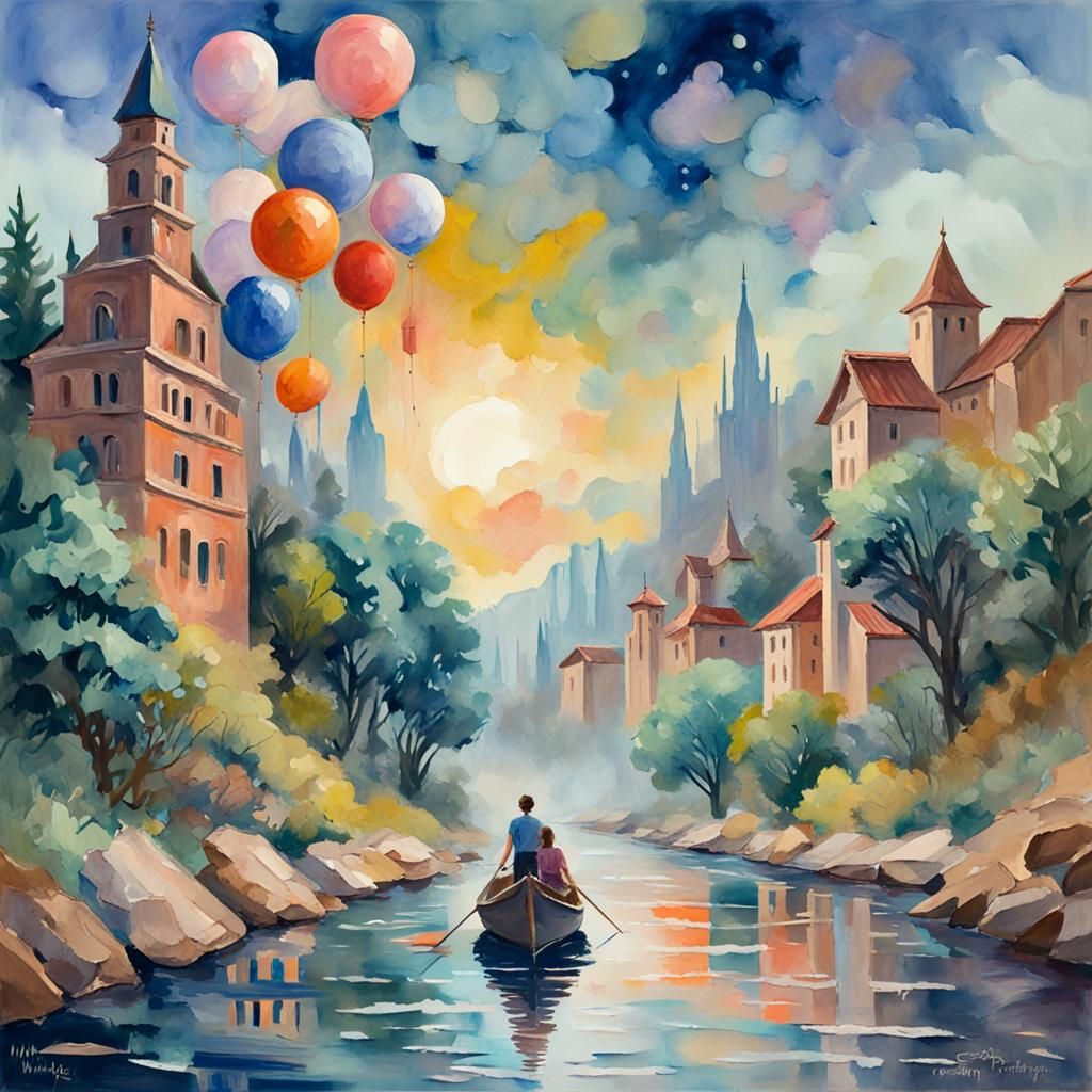 Impressionist Gouache Painting in 8k Resolution