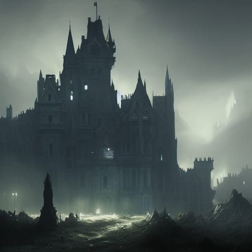 Ghost Castle: Dark Fantasy Concept Art